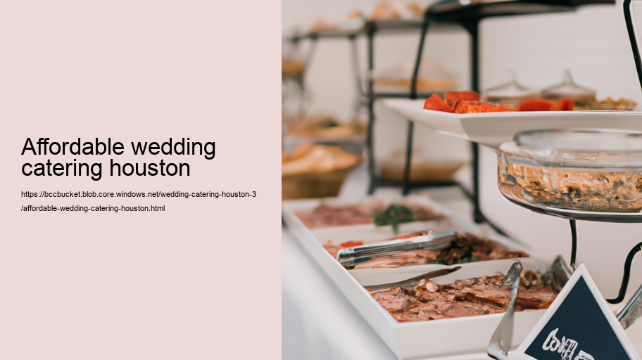 affordable wedding catering houston