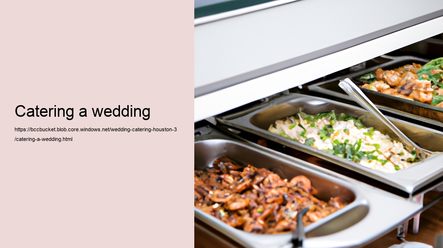 catering a wedding