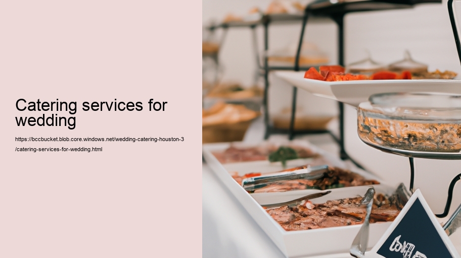 catering services for wedding